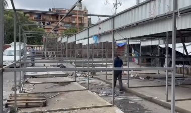 Desmantelan locales  en andén 1 del ALM