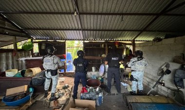 Meganarcolaboratorio en Yautepec, desmantelado