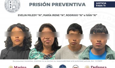 Caen presuntos extorsionadores de Yecapixtla; 2 hombres y 2 mujeres