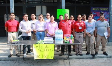 Jojutla instala centro de acopio de apoyo a damnificados de Veracruz