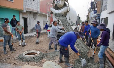 Supervisó el presidente de Jojutla reparación de calle