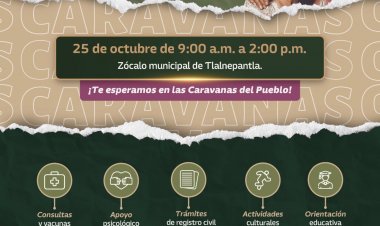 Van ahora a Tlalnepantla  las Caravanas del Pueblo