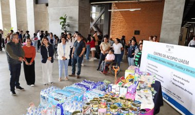Sigue la solidaridad de UAEM con damnificados