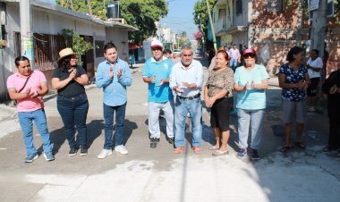 Alan Martínez entregó 4a etapa de  rehabilitación de la Av.18 de Marzo