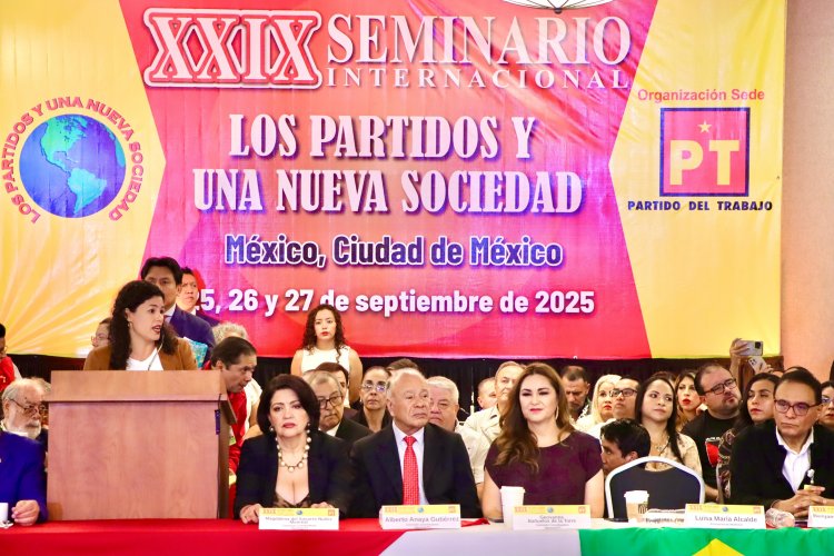 Éxito rotundo Seminario Internacional  “Los Partidos y una Nueva Sociedad”: PT
