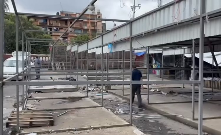 Desmantelan locales  en andén 1 del ALM