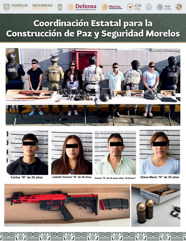 Desarticulan a banda de roba autos en Huitzilac