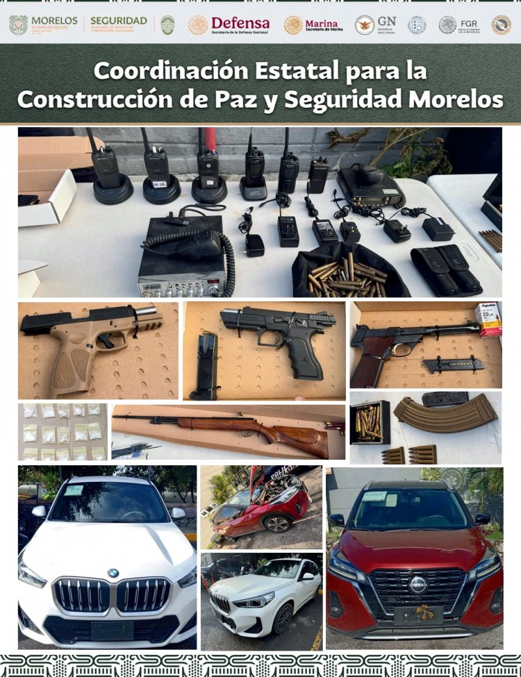 Desarticulan a banda de roba autos en Huitzilac