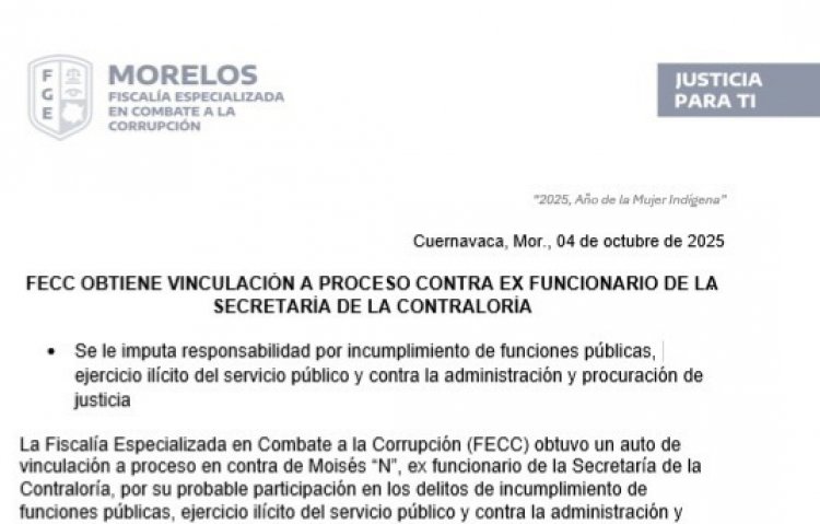 Logran juicio contra exfuncionario  de Graco de la Contraloría estatal