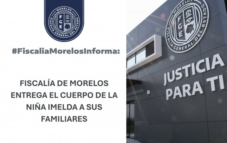Restos de niña Imelda finalmente  fueron entregados a sus familiares