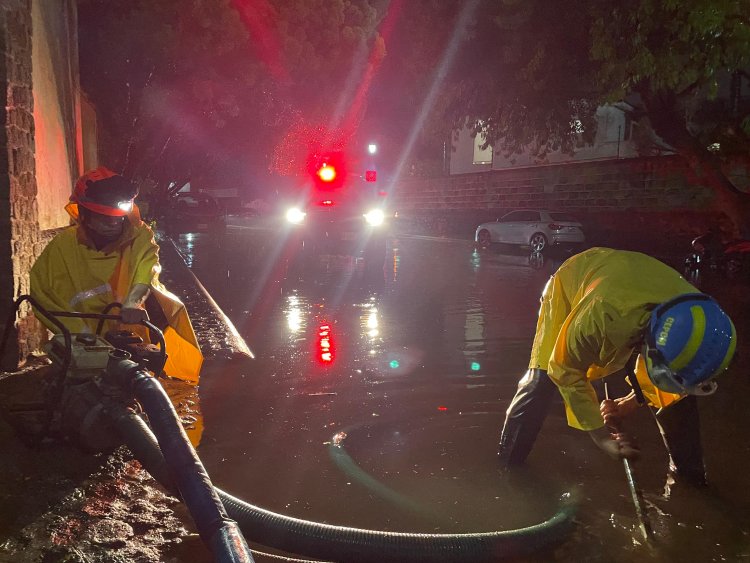 Volvió a golpear fuertemente  la lluvia a los cuernavaquenses