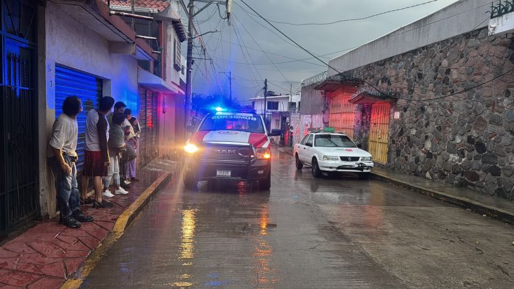 Volvió a golpear fuertemente  la lluvia a los cuernavaquenses