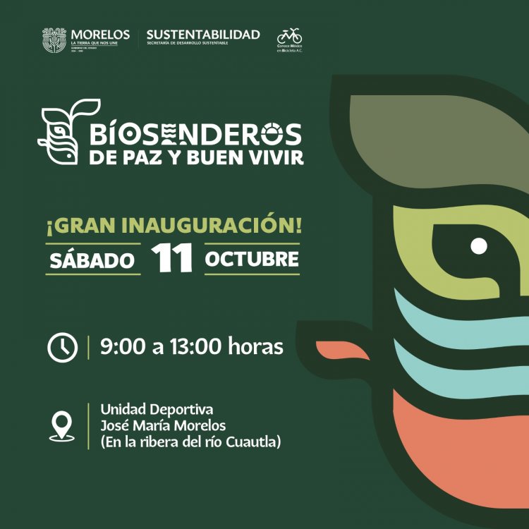 Arranca proyecto Biosenderos  de Paz y Buen Vivir en Cuautla
