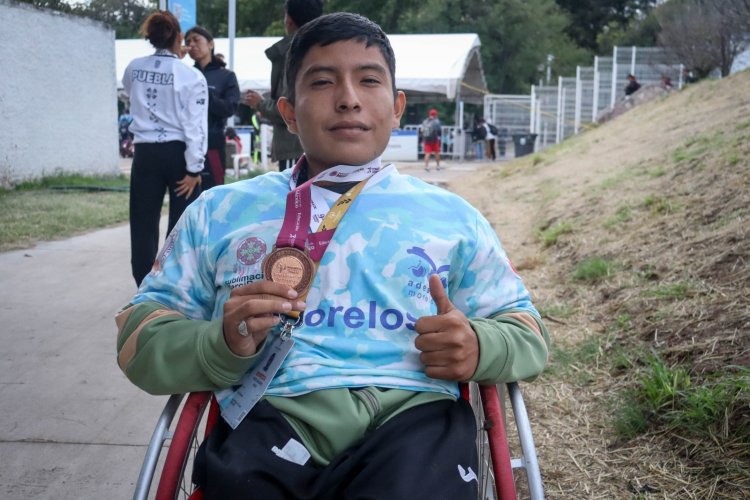 Cosechan paratletas morelenses  medallas en la Paralimpiada Nal.