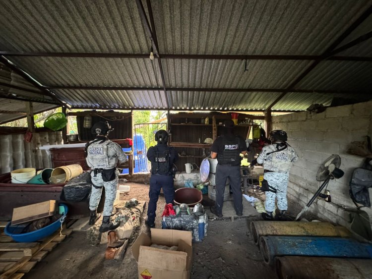 Meganarcolaboratorio en Yautepec, desmantelado