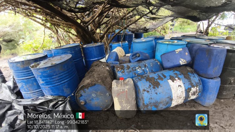 Meganarcolaboratorio en Yautepec, desmantelado
