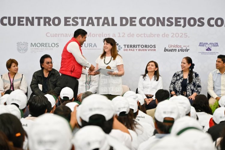 Fortalece la gobernadora  el tejido social en Morelos