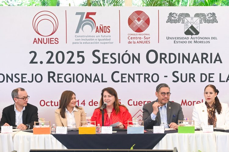 Presente en Consejo Regional  de Anuies, Margarita González