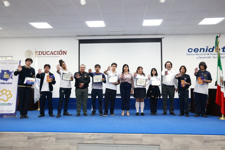 Premió Cobaem a estudiantes  por concurso de matemáticas