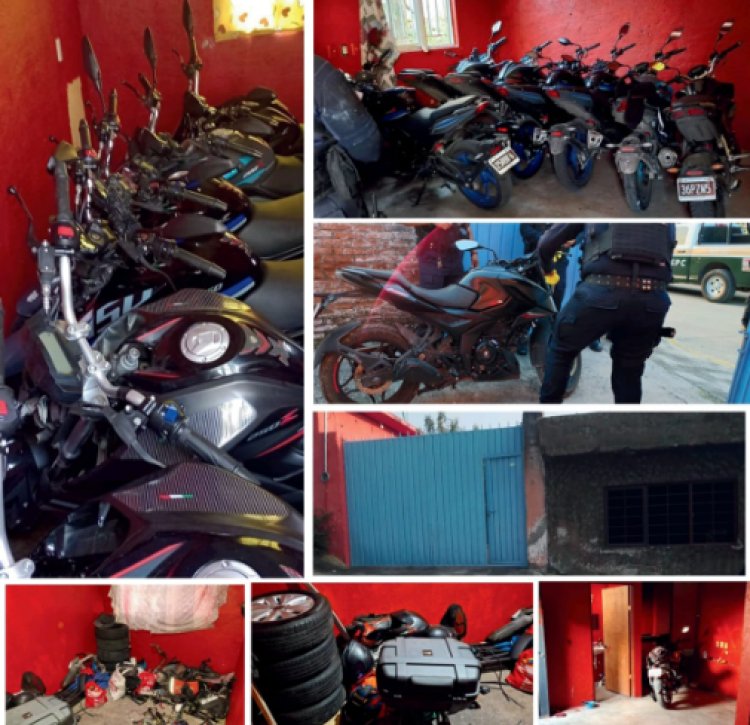 Aseguran 11 motocicletas robadas en Emiliano Zapata en operativo