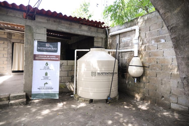 Colonia Primavera Tepeyac estrena  50 sistemas de cosecha de lluvia