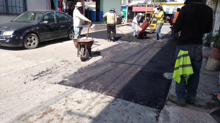 Programa "Jiutepec sin baches" no se detiene