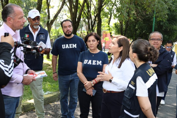 Limpiaron el acceso  a Ciudad Universitaria