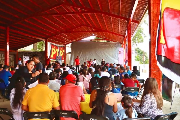 Se preparan militantes del PT  en el municipio de Ocuituco