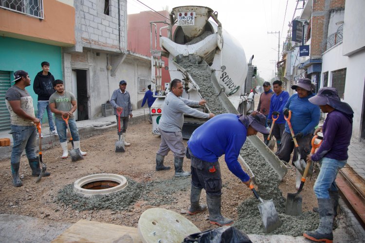 Supervisó el presidente de Jojutla reparación de calle