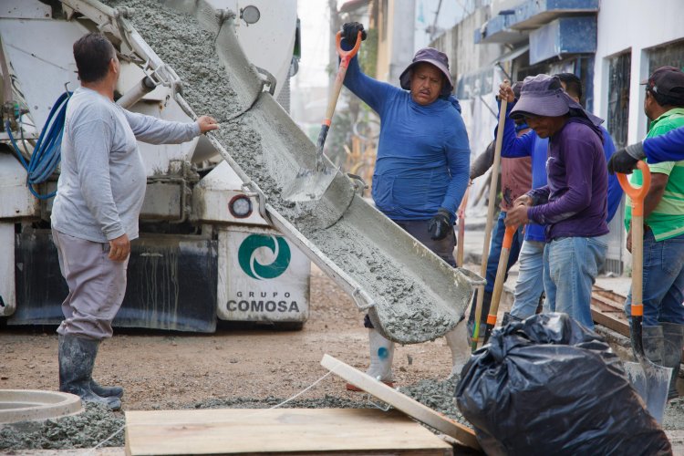 Supervisó el presidente de Jojutla reparación de calle
