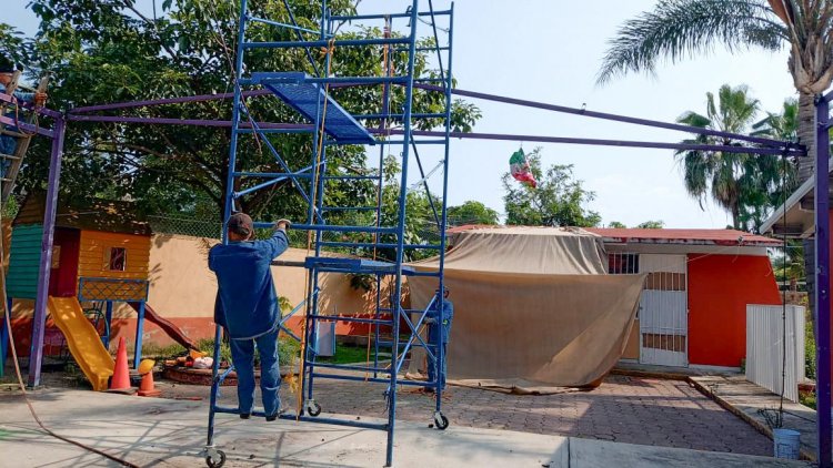 Jiutepec avanza  con obra pública