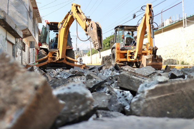 Recibe la Col. Otilio Montaño  obras del gobierno de Jiutepec