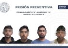 Cuatro fueron detenidos con armas  cargadores, cartuchos y enervantes