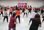 Con Zumbatón Mujeres en Movimiento,  Jojutla impulsa actividad física de ellas