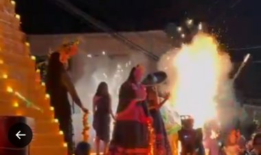 10 heridos por el estallido de pirotecnia en caravana