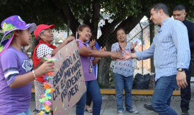 Eder Rodríguez y su cabildo realizan  una marcha exploratoria en colonias