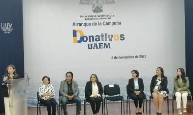 Dio inició la campaña de  Donativos “Dona UAEM”