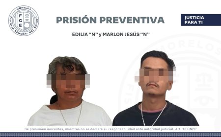 Edilia y Marlon, capturados  por drogas en Atlatlahucan