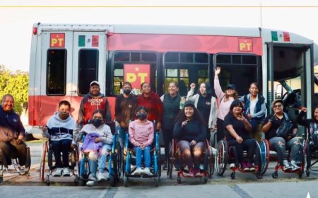 Apoyo a personas con discapacidad  con autobús especialmente adaptado