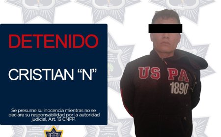 Quedó atrapado un presunto peligroso  asaltante; traía arma, tubo y cartuchos