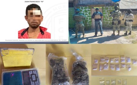 Un aprehendido en casa vinculada con el narco