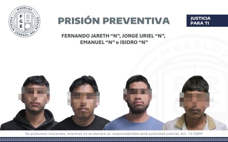 Cuatro fueron detenidos con armas  cargadores, cartuchos y enervantes