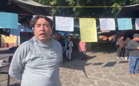 Comerciantes de la Plaza Cívica de Tepoztlán denuncian agresiones