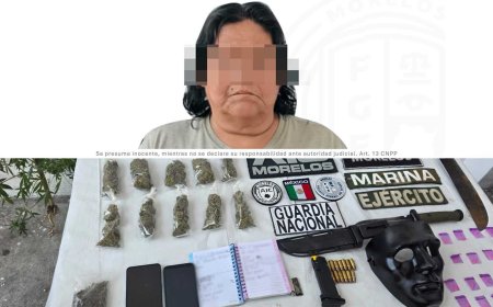 Cae Alejandra N en cateo por drogas en Tepalcingo