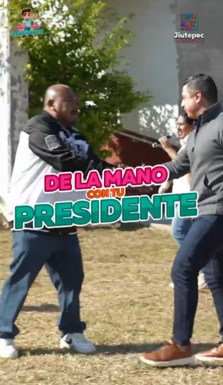 Jiutepec camina de la  mano con su presidente