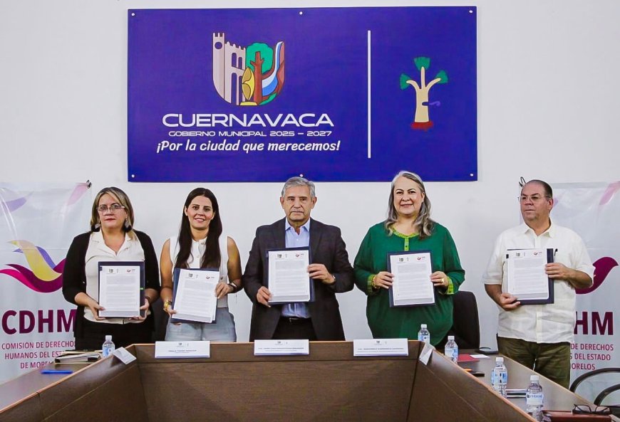 Fortalecen Cuernavaca y CDHM la  cultura de observancia a los DDHH