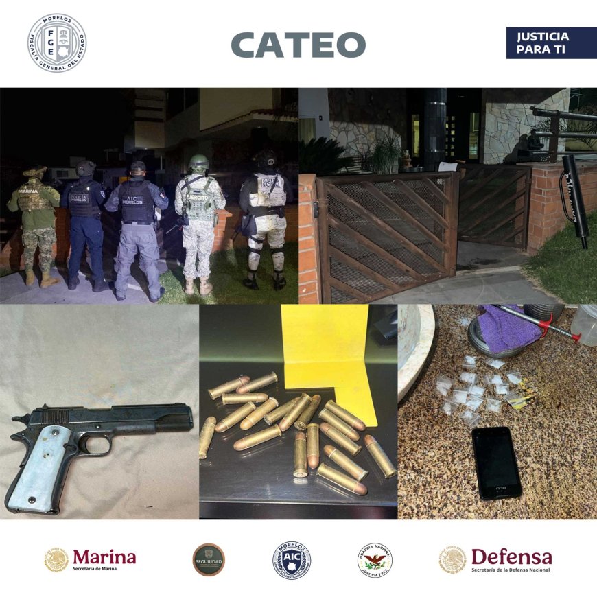 Droga sintética fue asegurada  durante cateo en Atlatlahucan