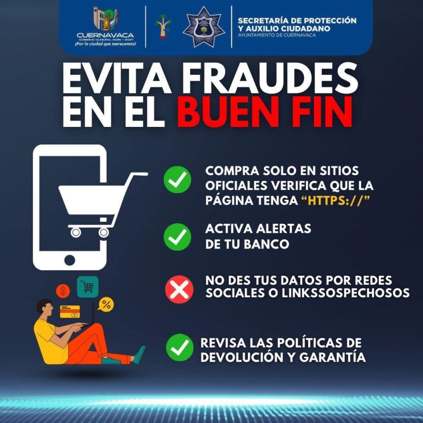 Cuernavaca impulsa turismo y economía en el Buen Fin '25