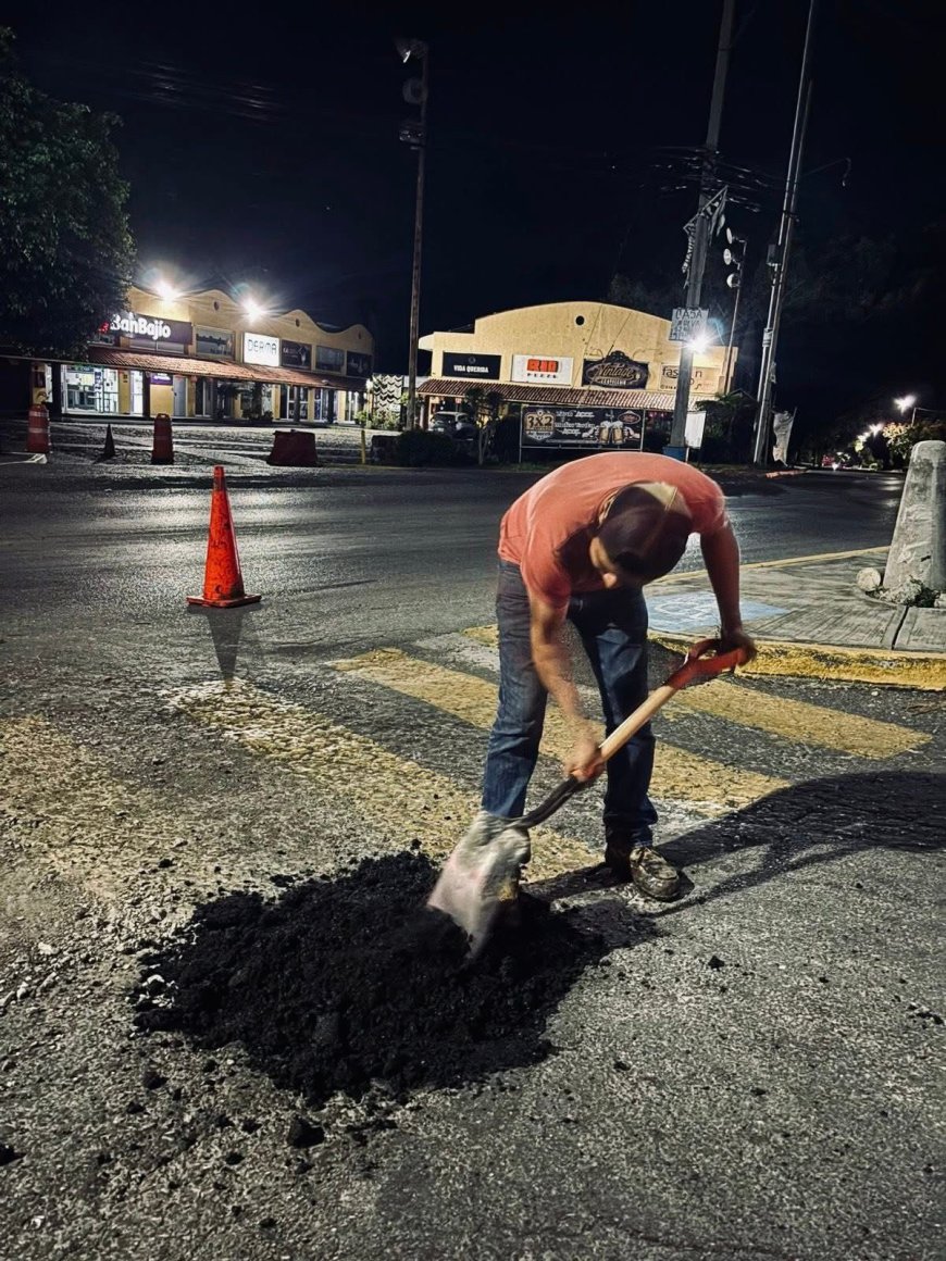 Cuernavaca refuerza su bacheo  domingos y en turno extendido