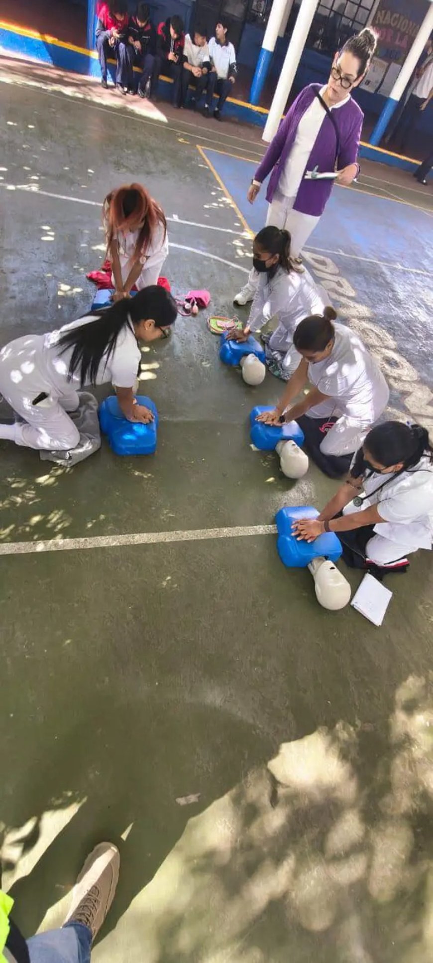 Para prevención de riesgos ante  urgencias, se brindó capacitación